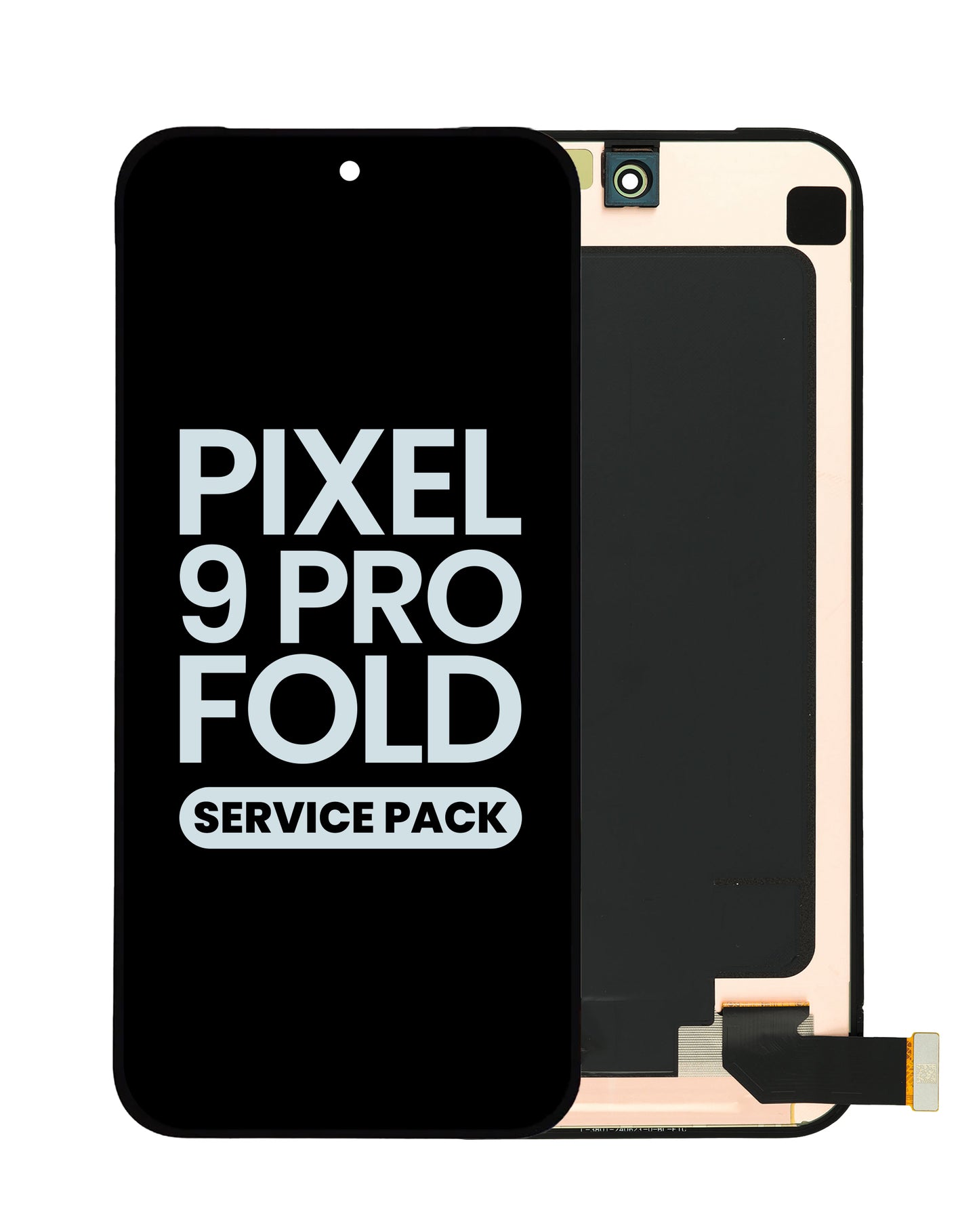 Outer OLED Assembly without Frame for Google Pixel 9 Pro Fold (Service Pack)