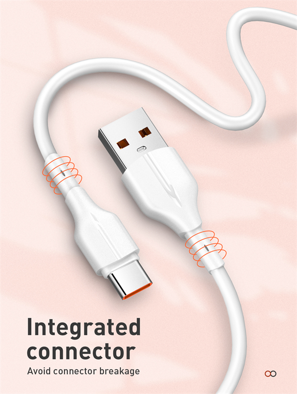 LDNIO LS841 USB A-C Fast Charging Data Cable (25W) (3ft)