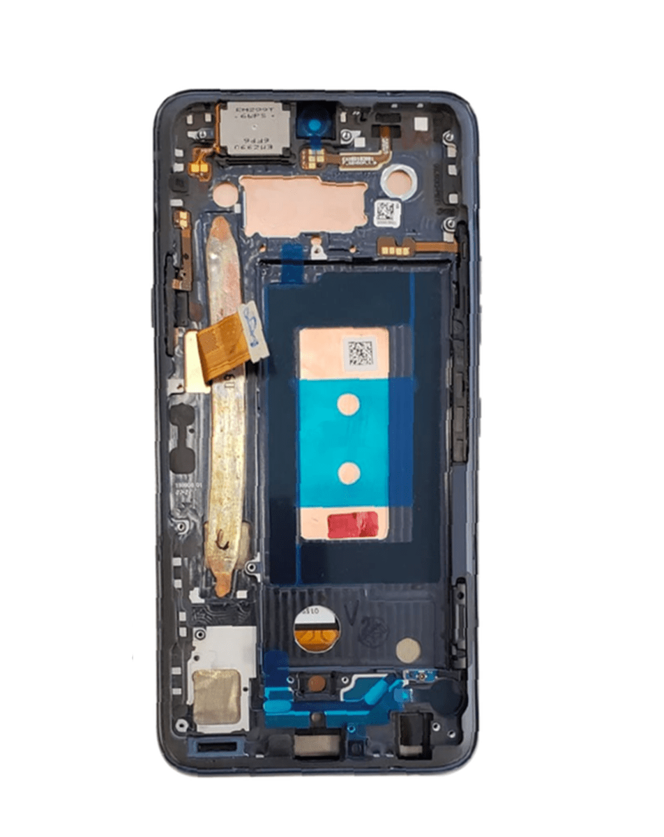 LG G8S ThinQ Screen Assembly (With The Frame) (Refurbished) (Black)