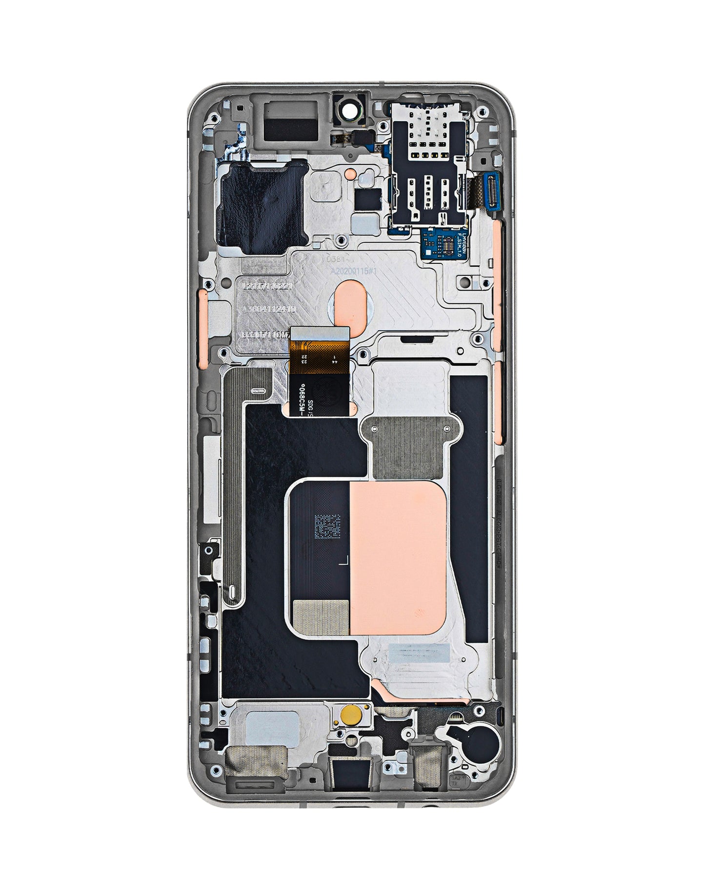 LG V60 ThinQ 5G (V605)(Non-Verizon Version) Screen Assembly (With The Frame) (Refurbished) (Black)