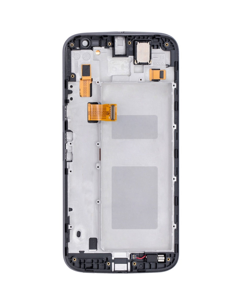 Motorola G4 (XT1625) Screen Assembly (With The Frame) (Refurbished) (Black)