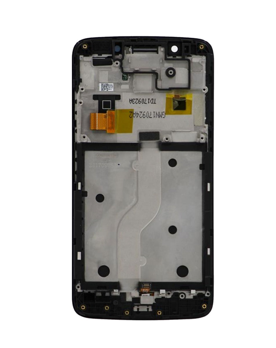 Motorola G5 (XT1670) Screen Assembly (With The Frame) (Refurbished) (Black)