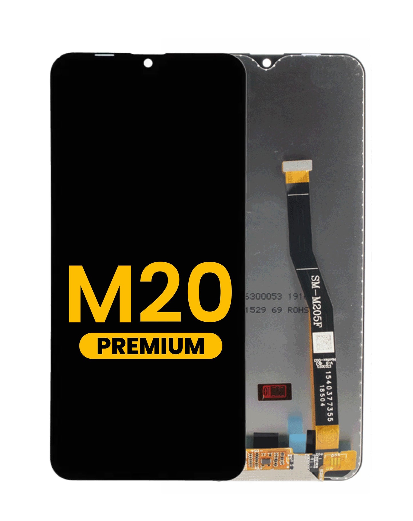 Samsung Galaxy M20 (M205) Screen Assembly (Without The Frame) (Refurbished) (Black)