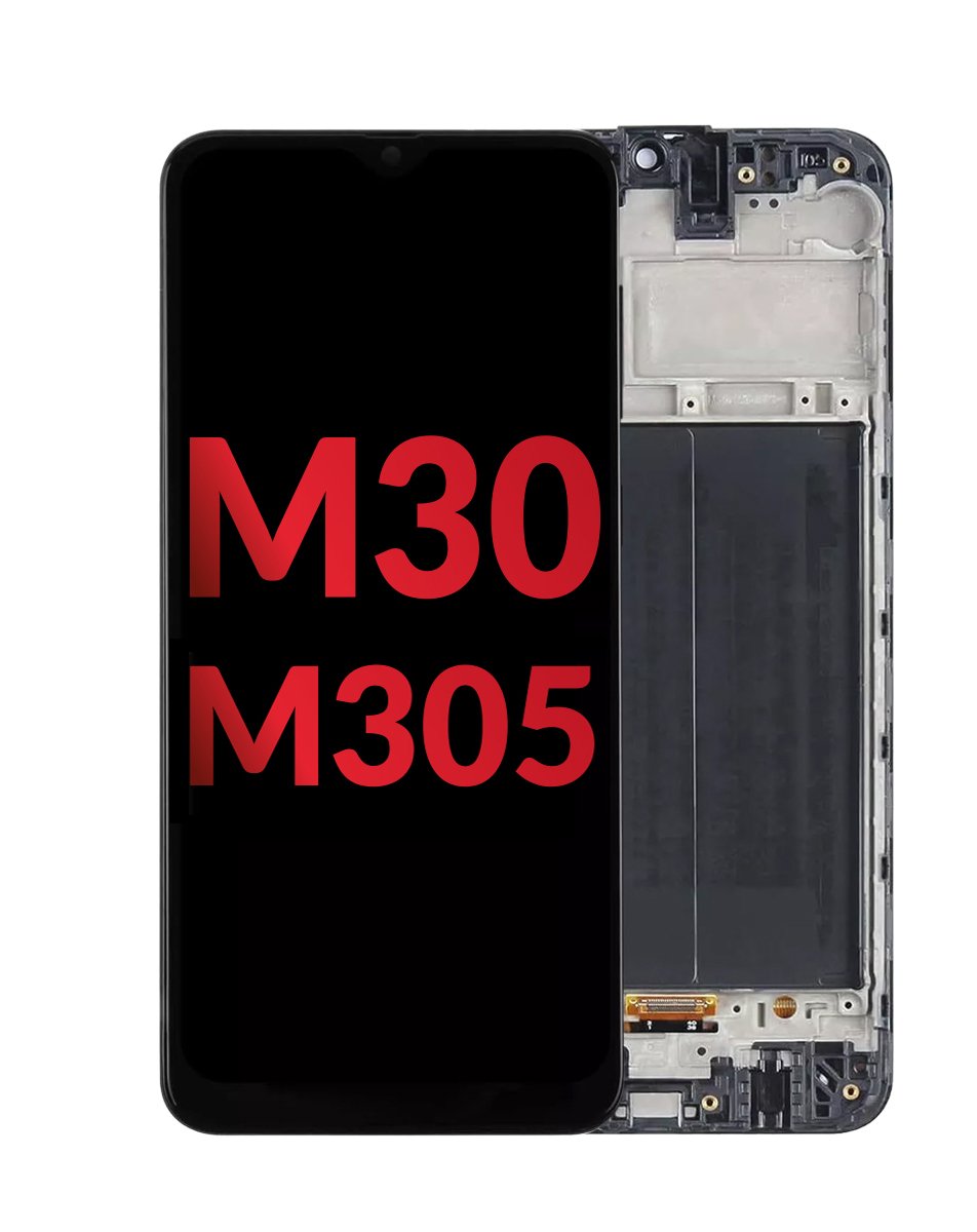 LCD Assembly with Frame for Galaxy M30 (M305) (Aftermarket)
