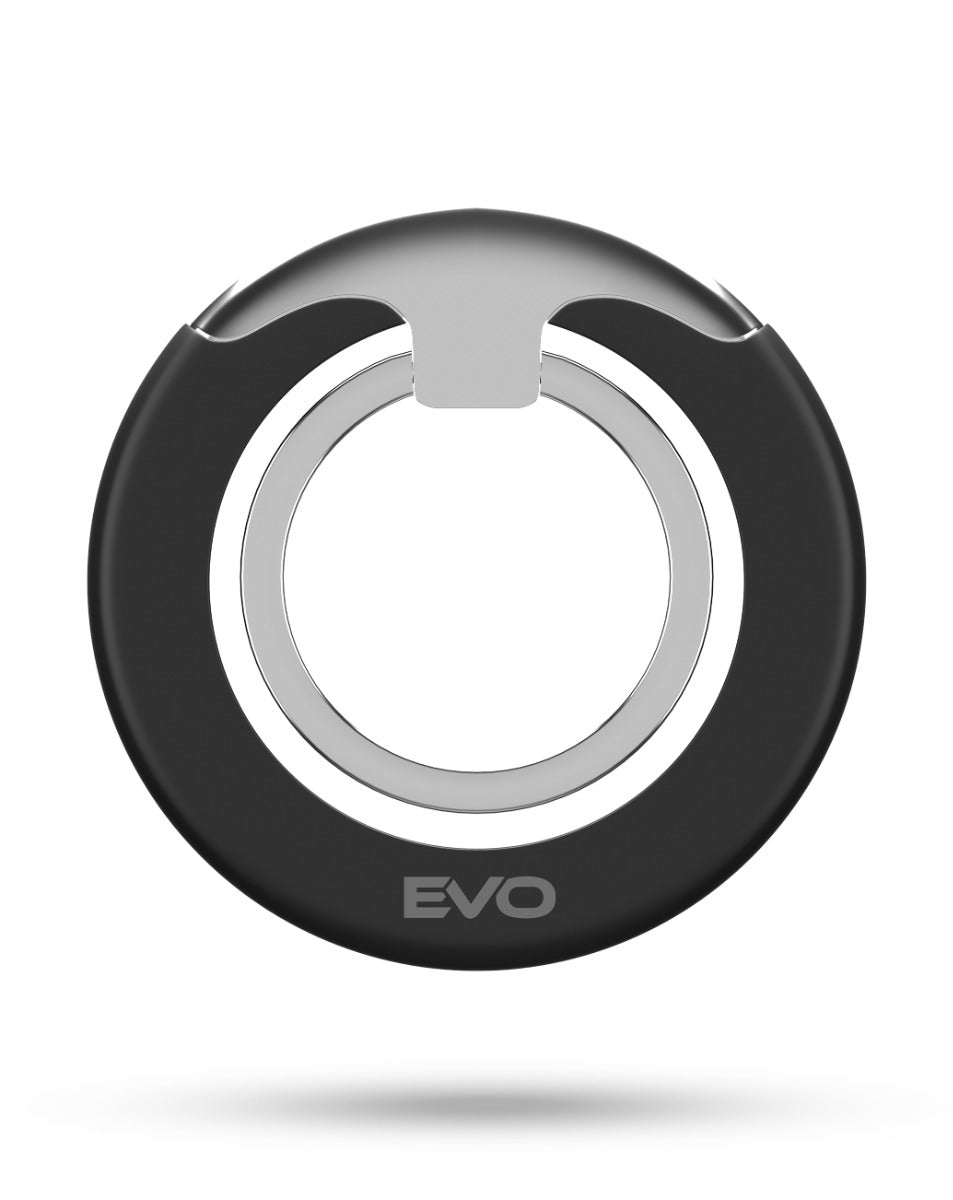 EVO PO1 Magnetic Phone Ring Compatible with Wireless Charging - BLACK