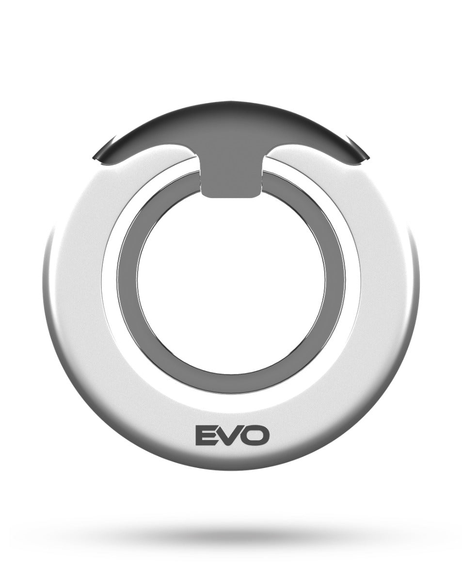 EVO PO1 Magnetic Phone Ring Compatible with Wireless Charging - WHITE