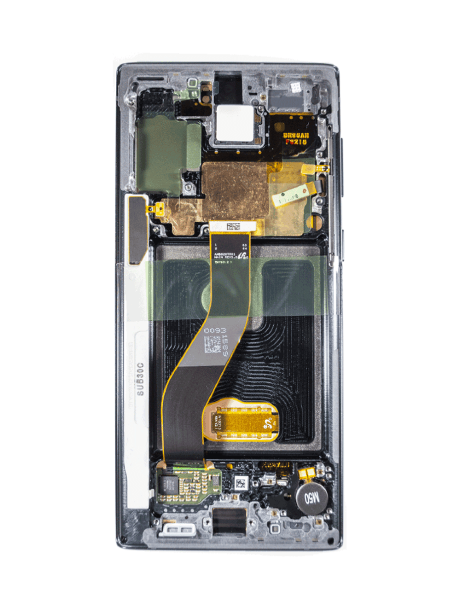 OLED Assembly with Frame for Galaxy Note 10 N970 (AURA BLACK) (Premium)