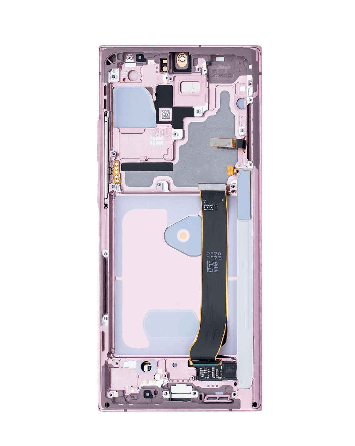 OLED Assembly with Frame for Galaxy Note 20 Ultra (N985 / N986) (Mystic Bronze) (Aftermarket Pro Soft / 120Hz)