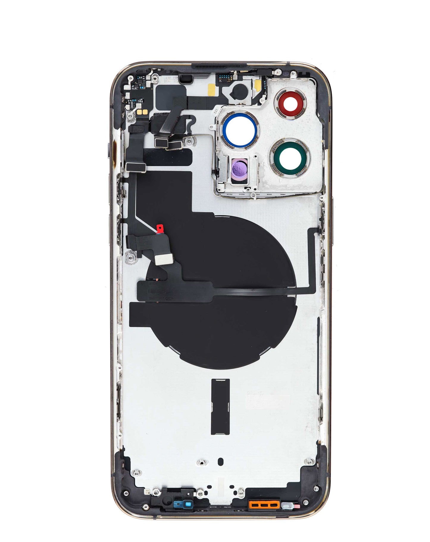 Back Housing Frame (DEEP PURPLE) (International Version) (OEM Pull A Grade) with Small Components Pre-Installed for iPhone 14 Pro Max