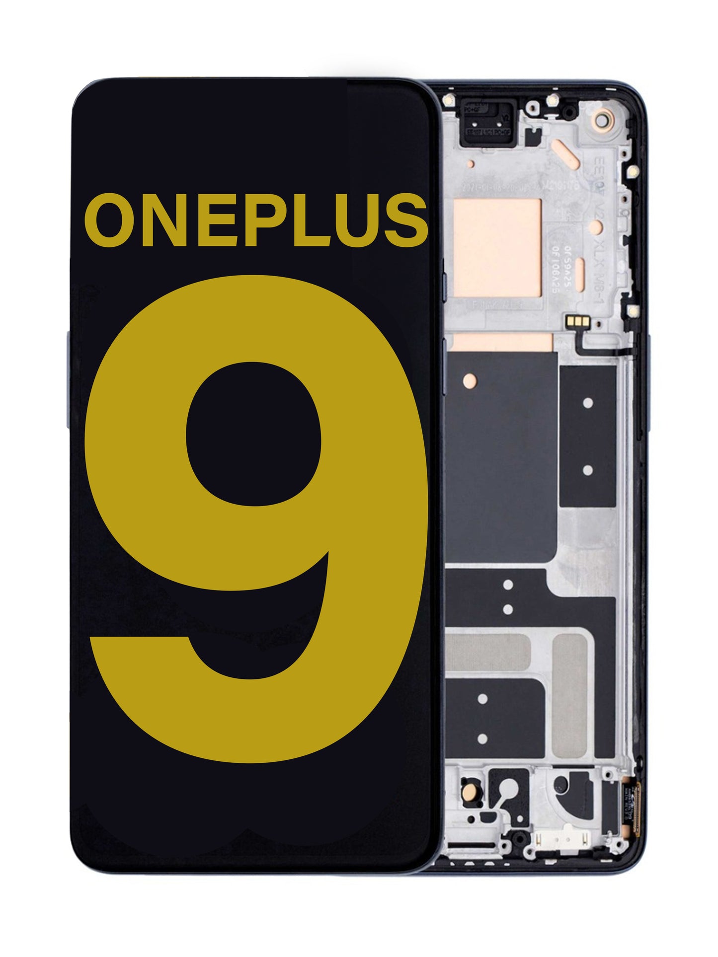 OPS 1+9 Screen Assembly (With The Frame) (Refurbished) (Blue)