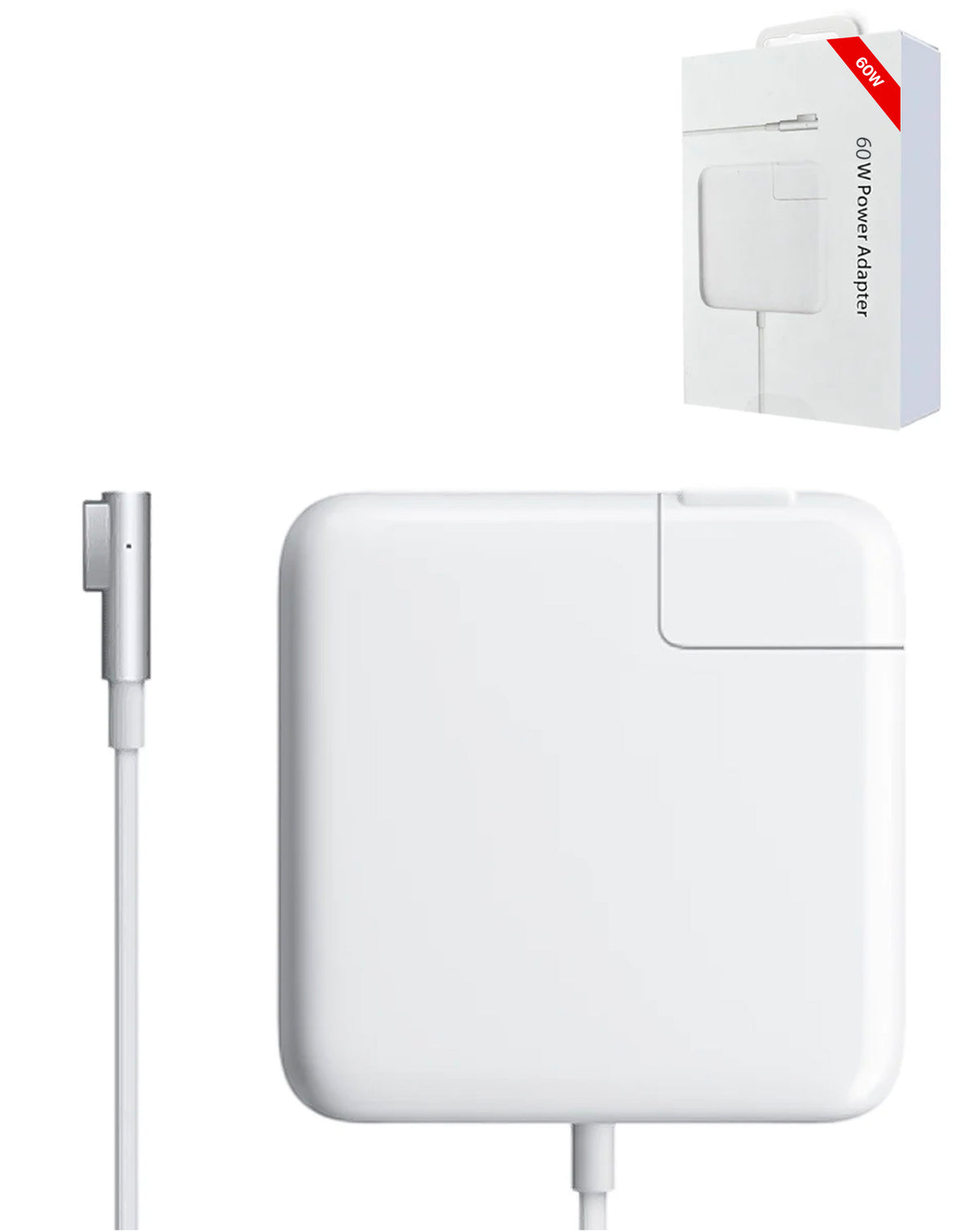 (L-Style) Charger Adapter for MacBook (6ft) (60w) (Used OEM Pull) (Only Ground Shipping)