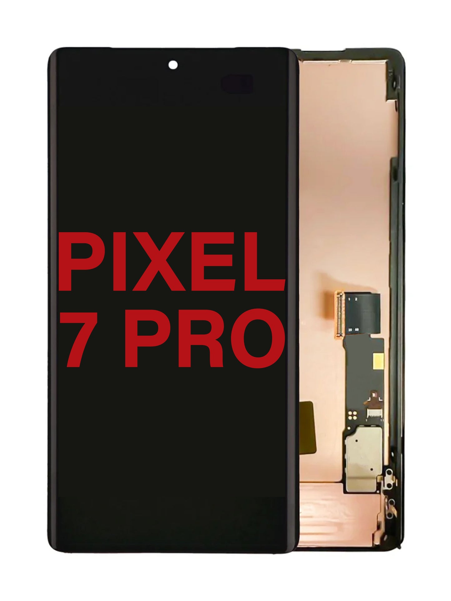 Google Pixel 7 Pro Screen Assembly (With The Frame) (Without Finger Print Sensor) (OLED) (Black)
