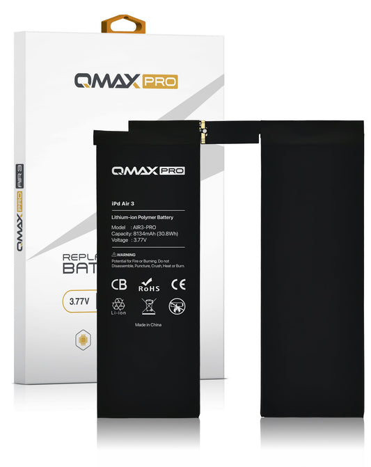 QMAX Replacement Battery for iPad Air 3