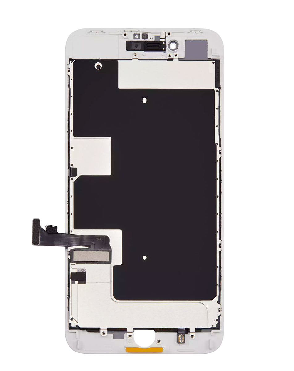 LCD Assembly with Steel Plate for iPhone 8 / SE (2020) (WHITE) (Aftermarket Incell / QV7) (Exclusive LCD Breakage)