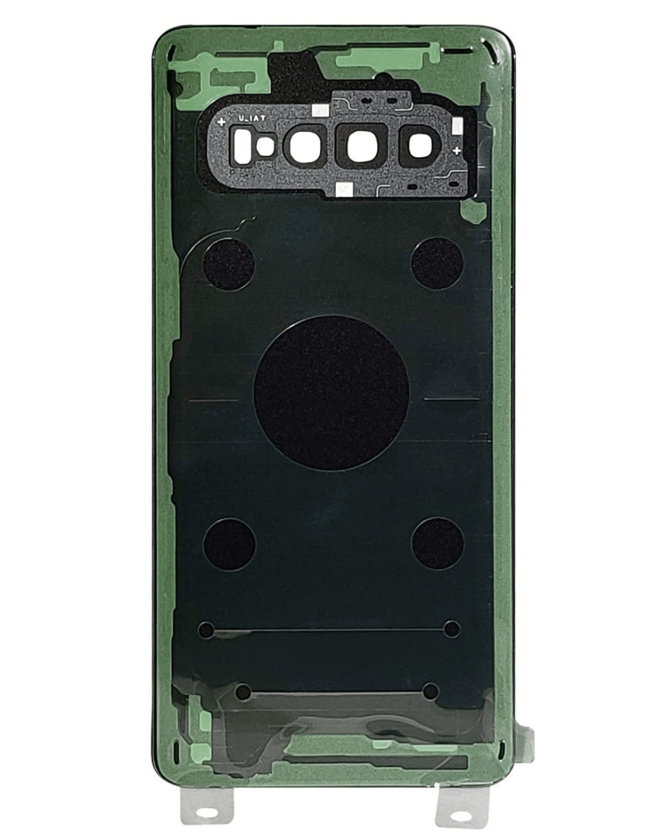 Back Glass with Camera Lens and Adhesive for Galaxy S10 (FLAMINGO PINK)