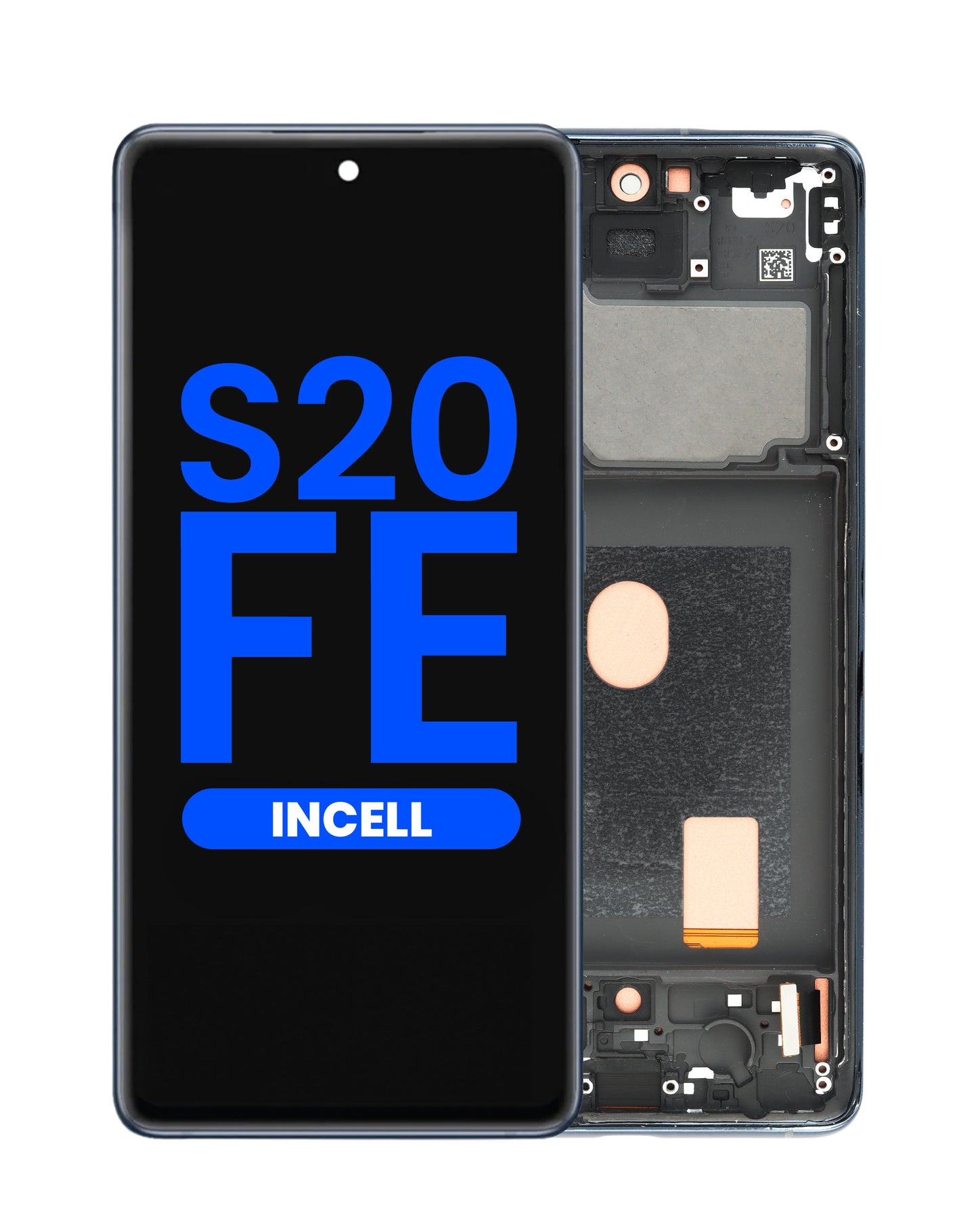 LCD Assembly with Frame for Galaxy S20 FE (G780) (CLOUD NAVY) (Aftermarket Incell) (Does not support Fingerprint)