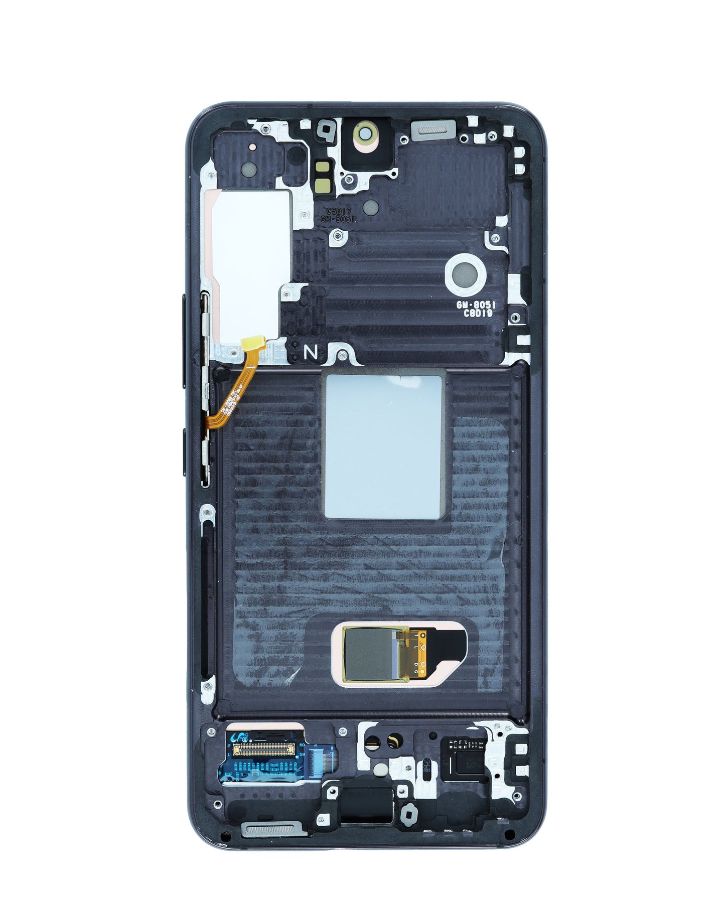 OLED Assembly with Frame for Galaxy S22 (S901) (PHANTOM BLACK) (Premium)