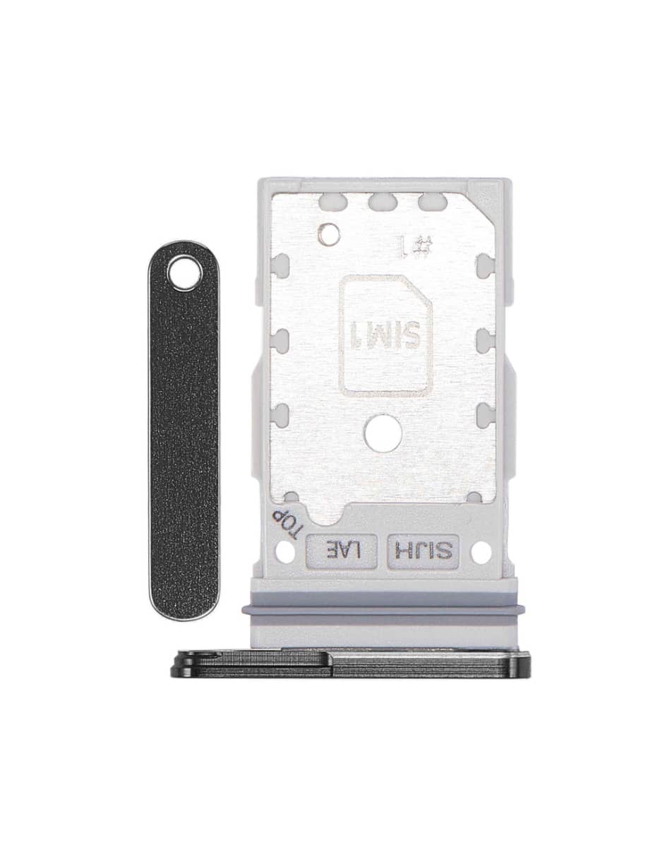 Dual Sim Card Tray for Galaxy S22 Ultra 5G (PHANTOM BLACK)