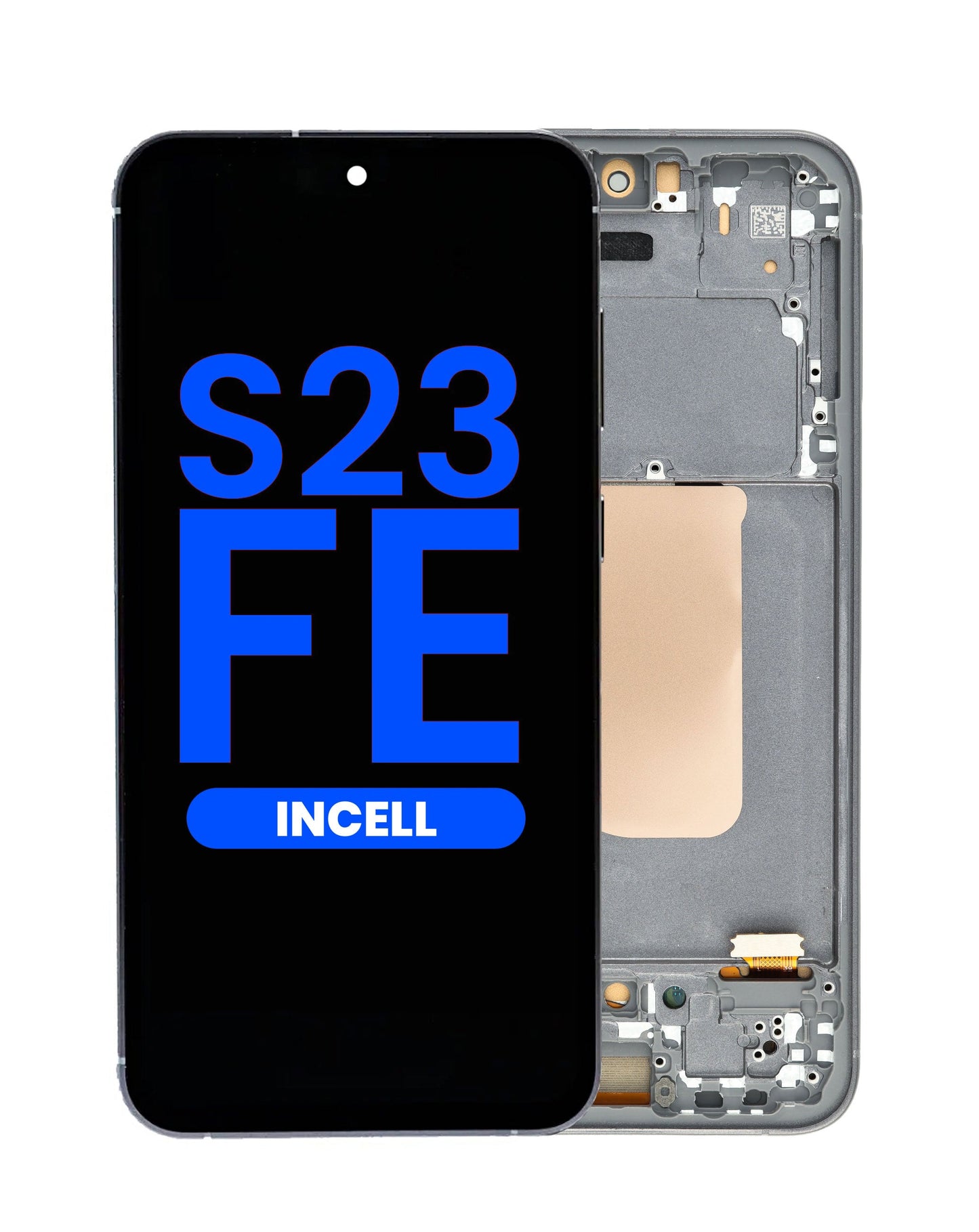 LCD Assembly with Frame for Galaxy S23 FE (S711) (GRAPHITE) (Aftermarket Incell) (Does not support Fingerprint)