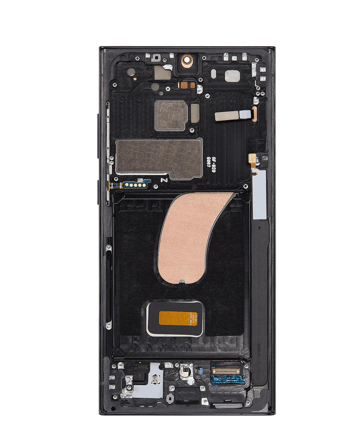 OLED Assembly with Frame for Galaxy S23 Ultra (S918) (Graphite) (Aftermarket Pro Soft / 120Hz)