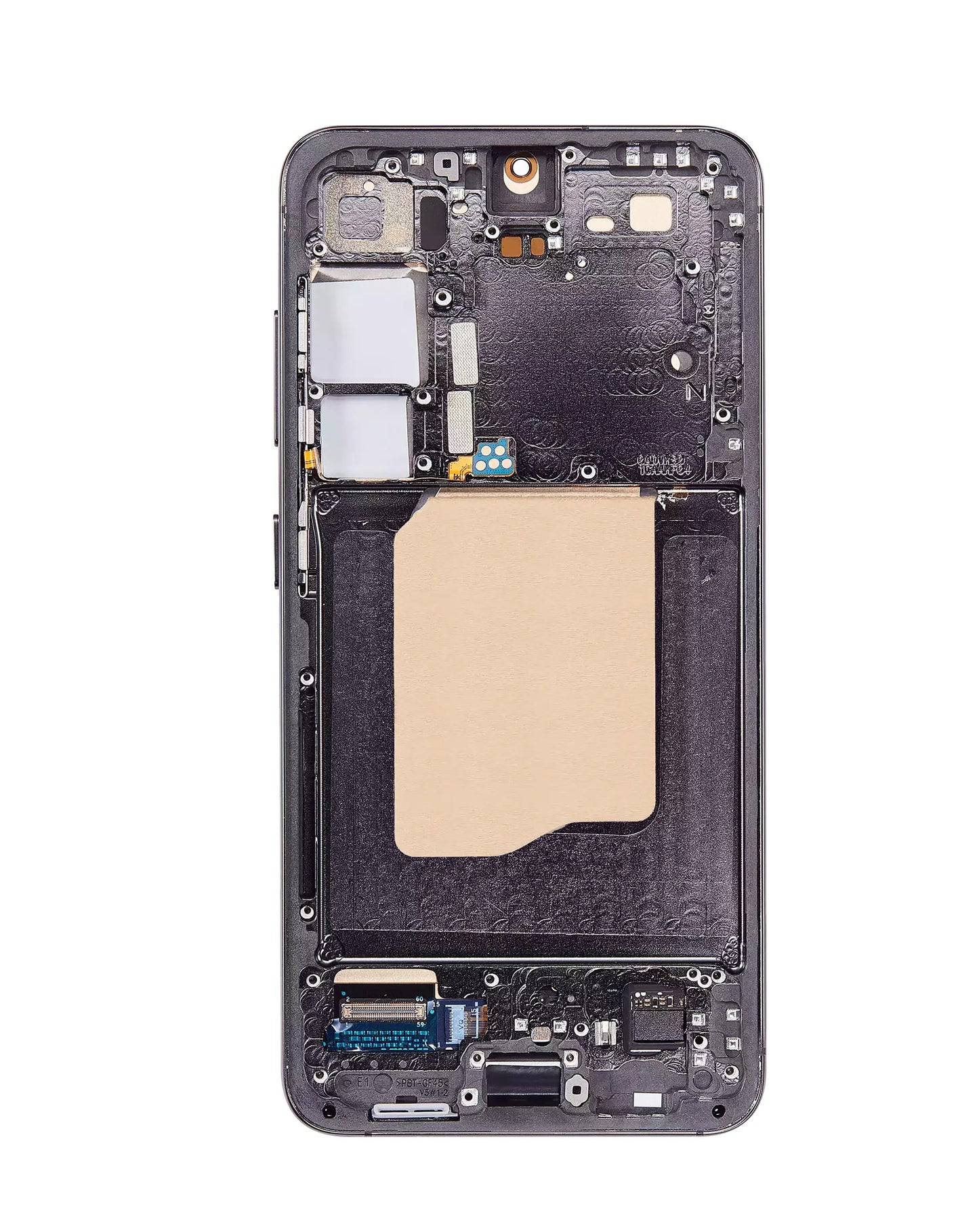 OLED Assembly with Frame for Galaxy S24 (S921) (ONYX BLACK) (Aftermarket Plus Soft Oled / 120Hz)