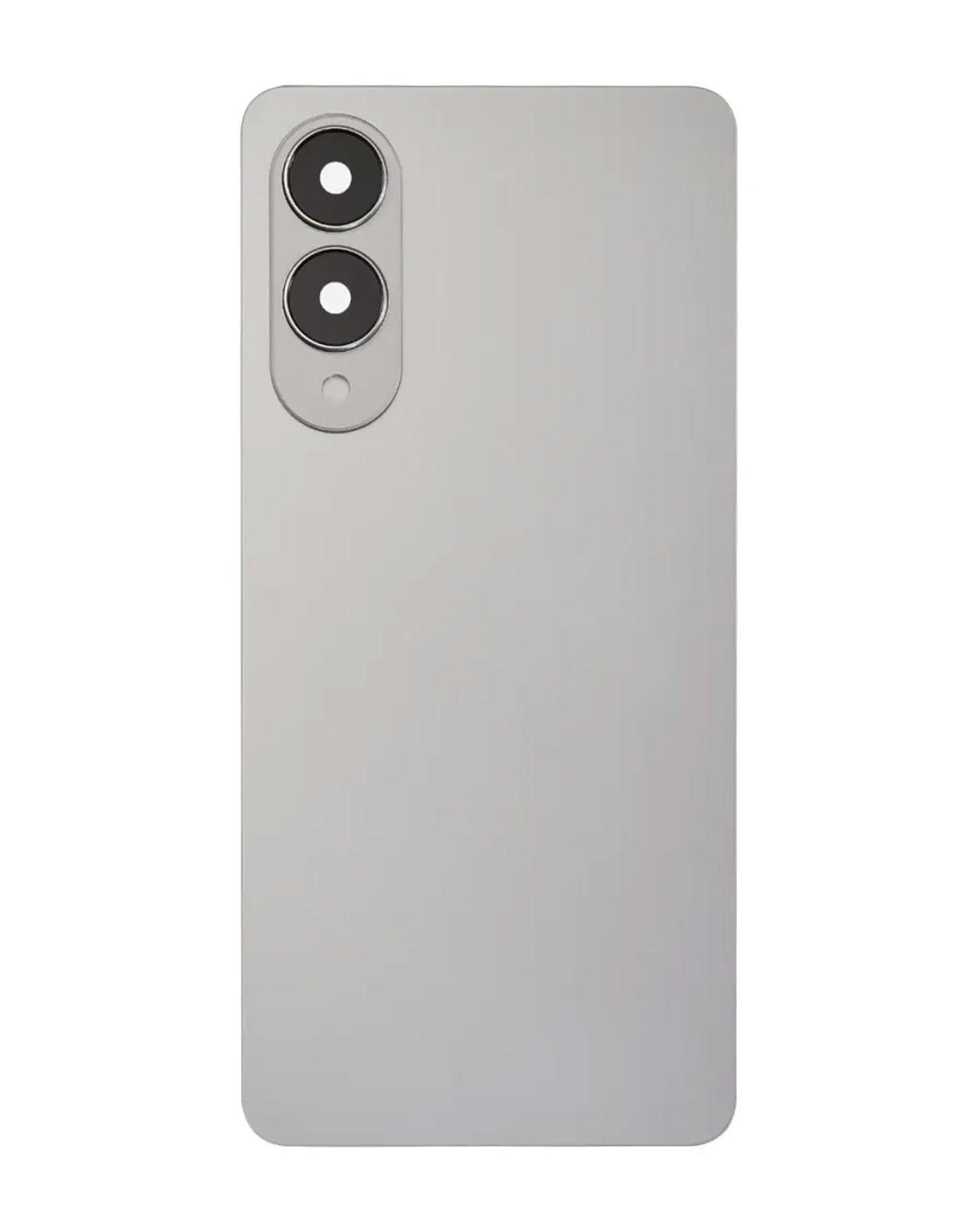 Back Glass with Camera Lens and Adhesive for Galaxy S25 Edge (TITANIUM SILVER) (NO LOGO)