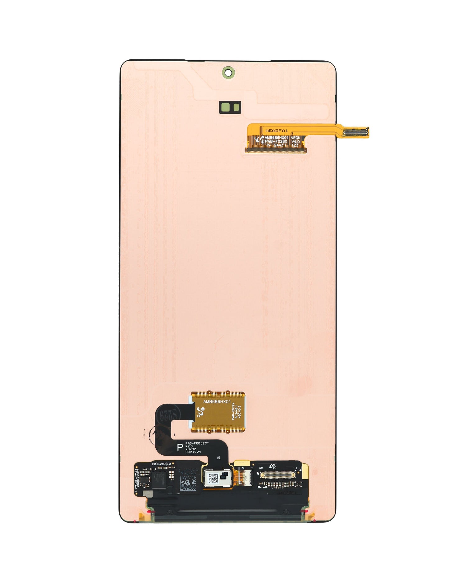 OLED Assembly without Frame for Galaxy S25 Ultra S938 (Service Pack)