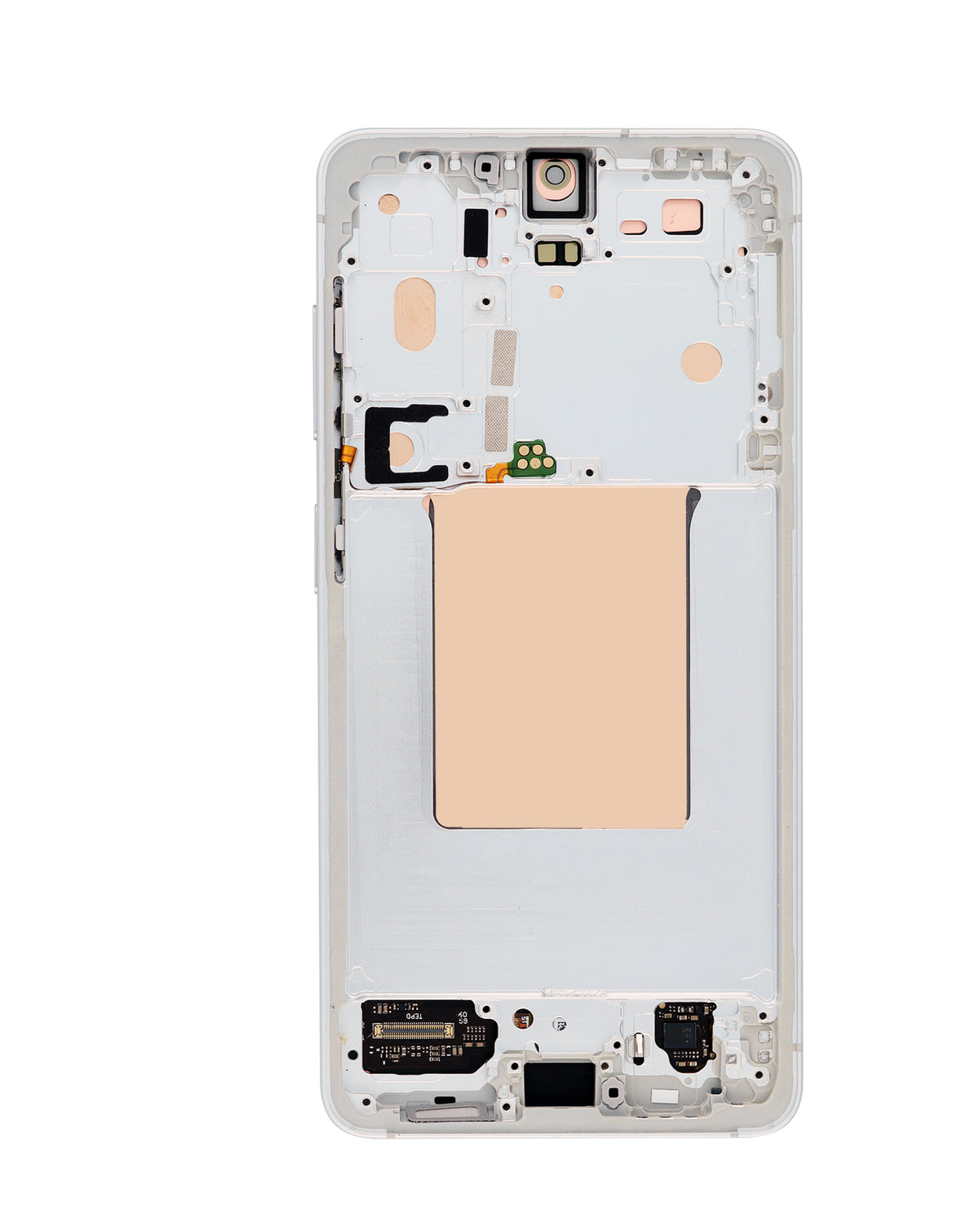 OLED Assembly with Frame for Galaxy S26 (S942) (White) (Aftermarket Plus Soft / 120Hz)
