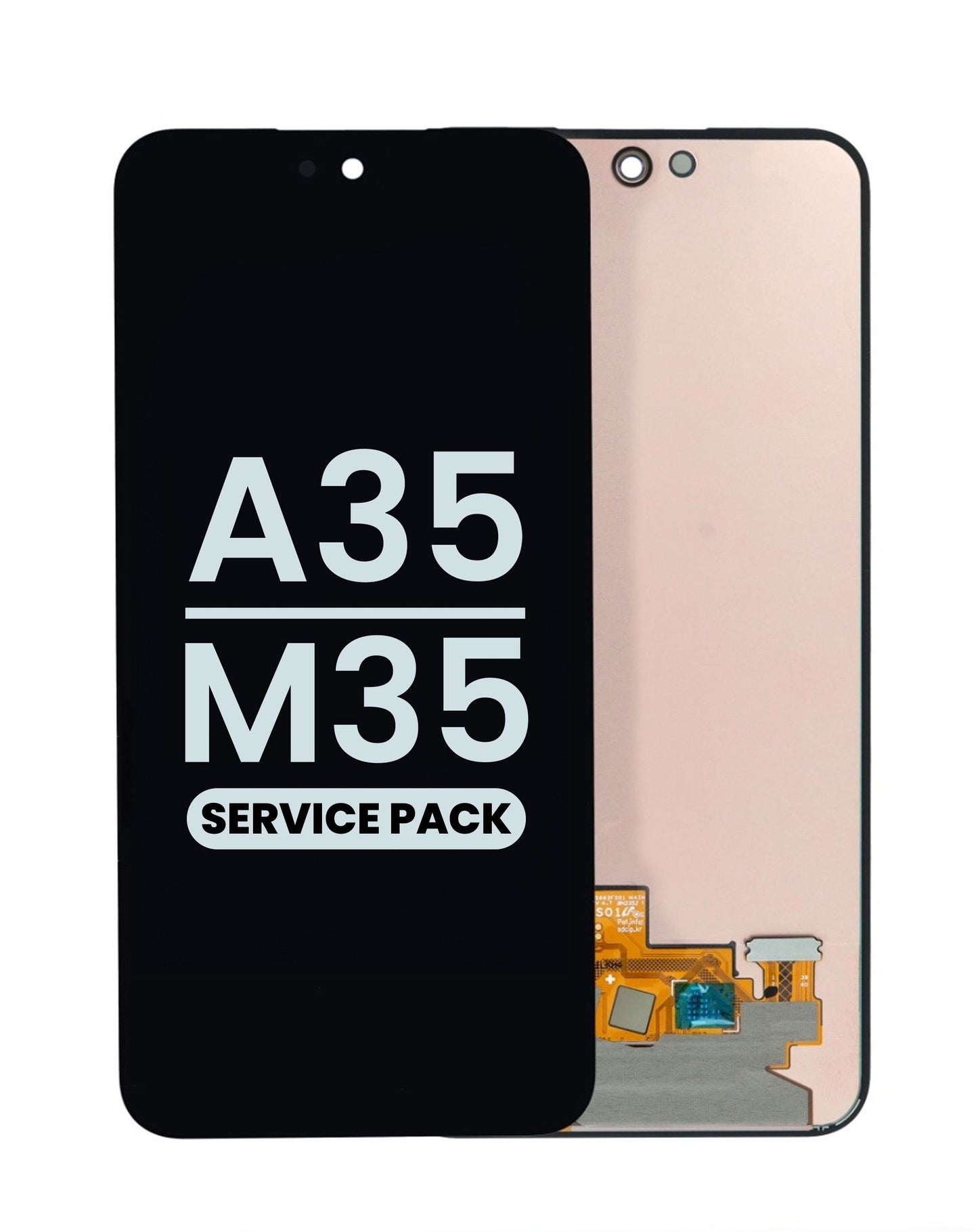 OLED Assembly without Frame for Galaxy A35 5G (A356 / 2024) / M35 (M356 / 2024) (Service Pack)