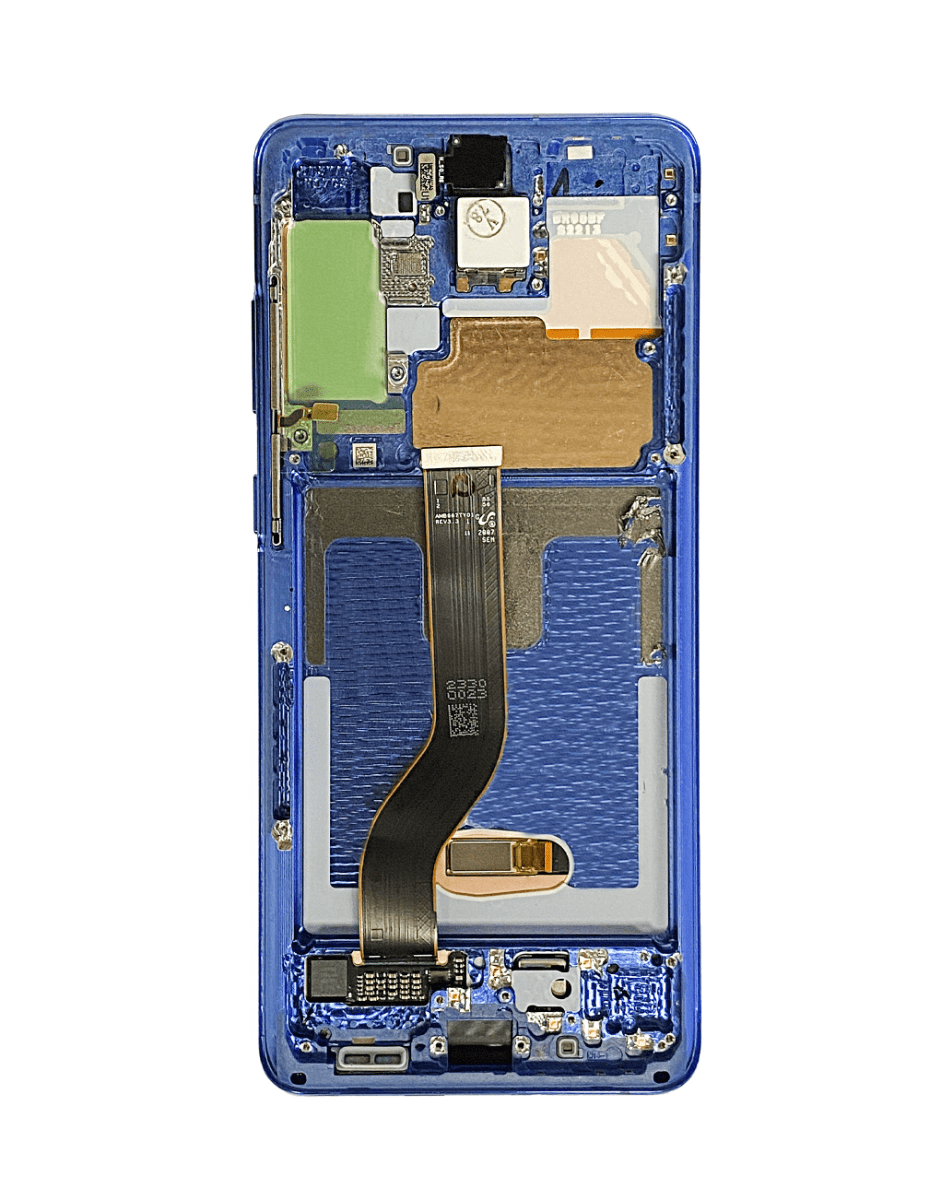 OLED Assembly with Frame for Galaxy S20 Plus G985 / G986 (AURA BLUE) (Service Pack)