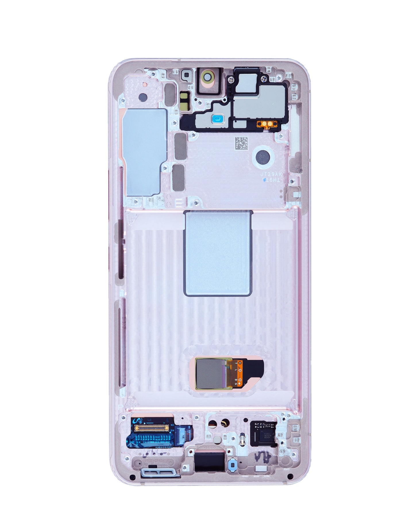 OLED Assembly with Frame for Galaxy S22 S901 (PINK GOLD) (Service Pack)