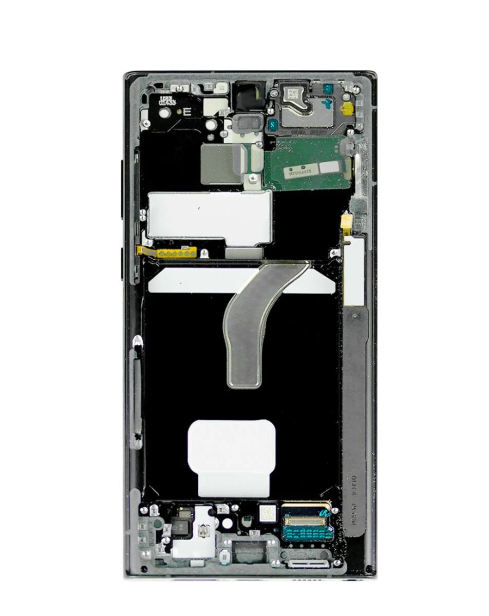 OLED Assembly with Frame for Galaxy S22 Ultra (S908) (GRAPHITE) (Aftermarket OLED)