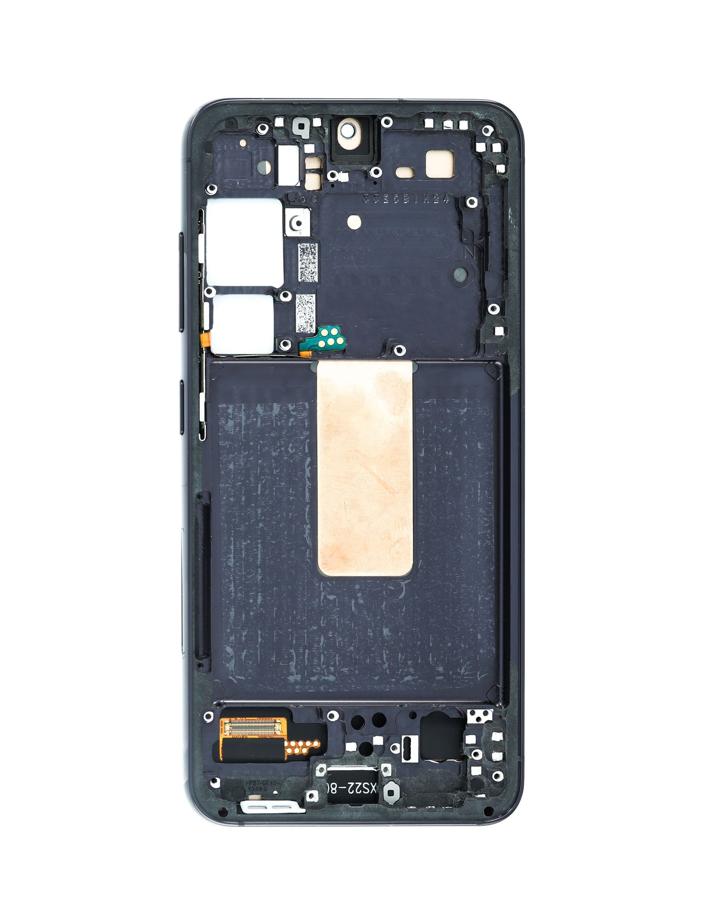 LCD Assembly with Frame for Galaxy S23 (S911) (PHANTOM BLACK) (Aftermarket Incell) (Does not support Fingerprint)