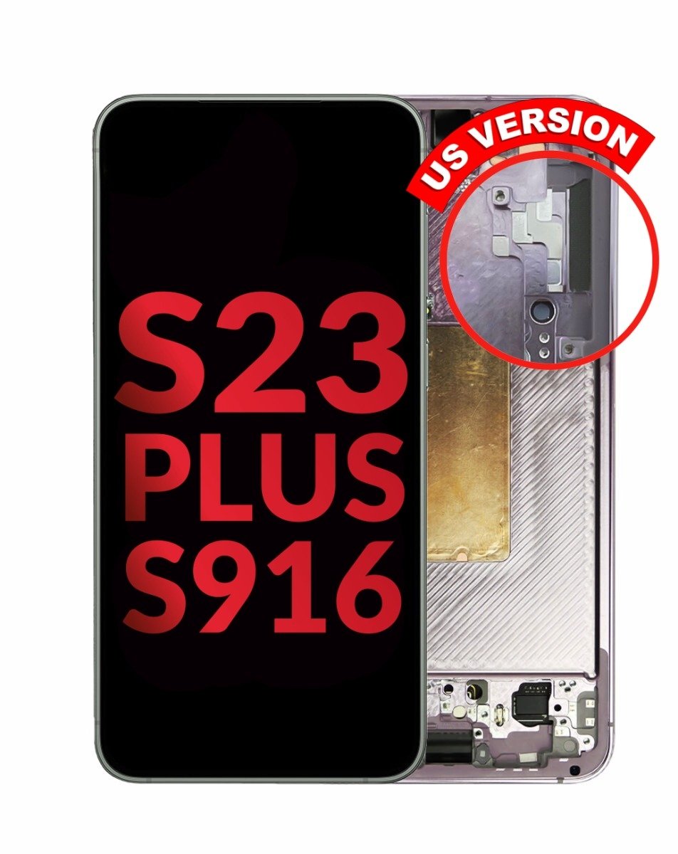 OLED Assembly with Frame for Galaxy S23 Plus (S916) (LAVENDER) (Aftermarket OLED)