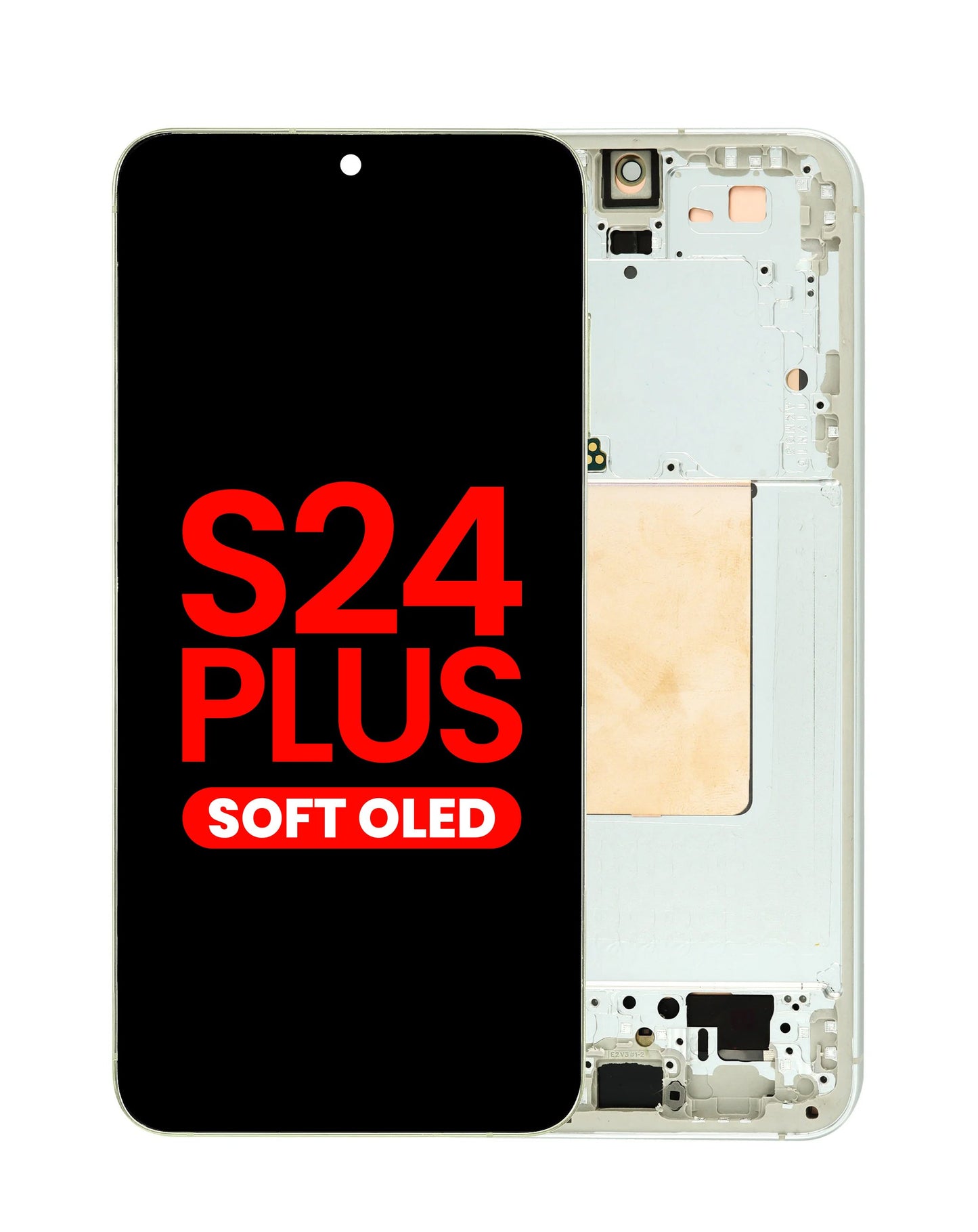 OLED Assembly with Frame for Galaxy S24 Plus (S926) (AMBER YELLOW) (Aftermarket OLED)