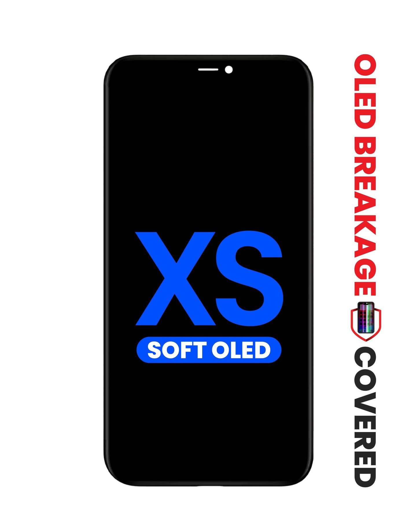 OLED Assembly for iPhone XS (Aftermarket QV8 / Soft) (Exclusive OLED Breakage Warranty)