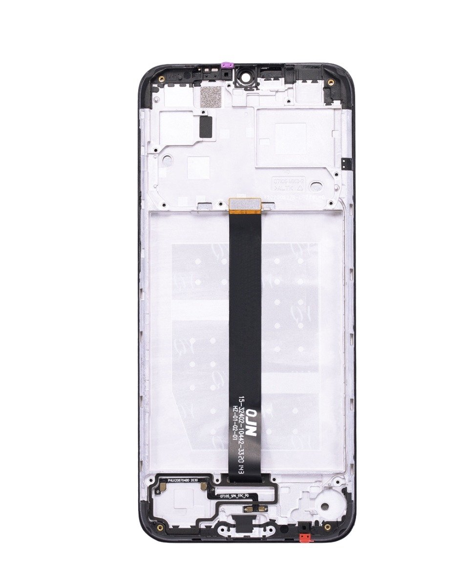 Motorola One Fusion (XT2073) Screen Assembly (With The Frame) (Refurbished) (Black)