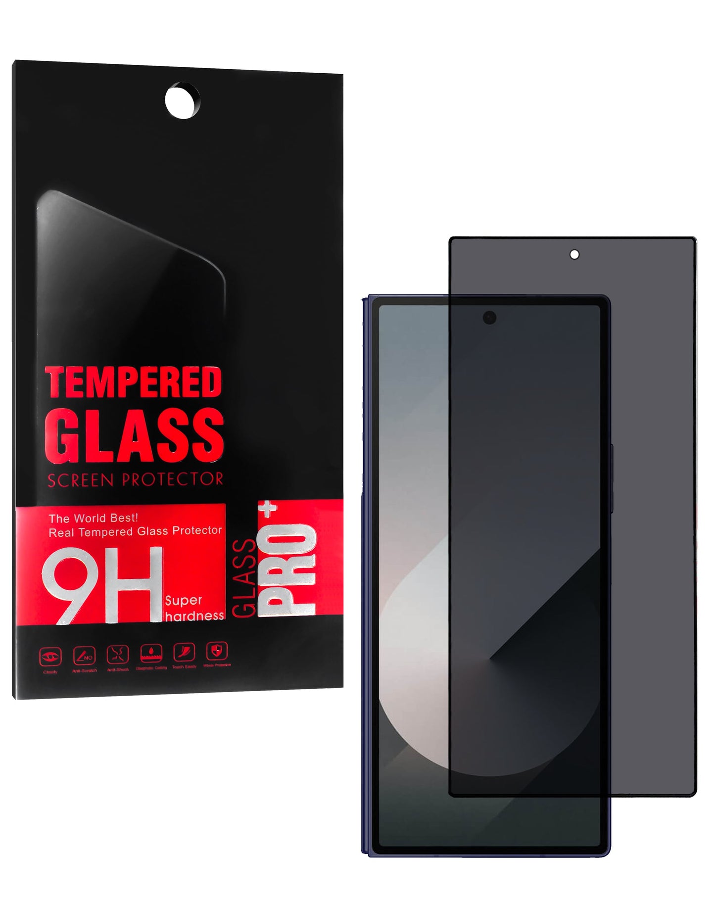 Privacy Tempered Glass for Galaxy Z Fold 7 (2.5D / 1 Piece)