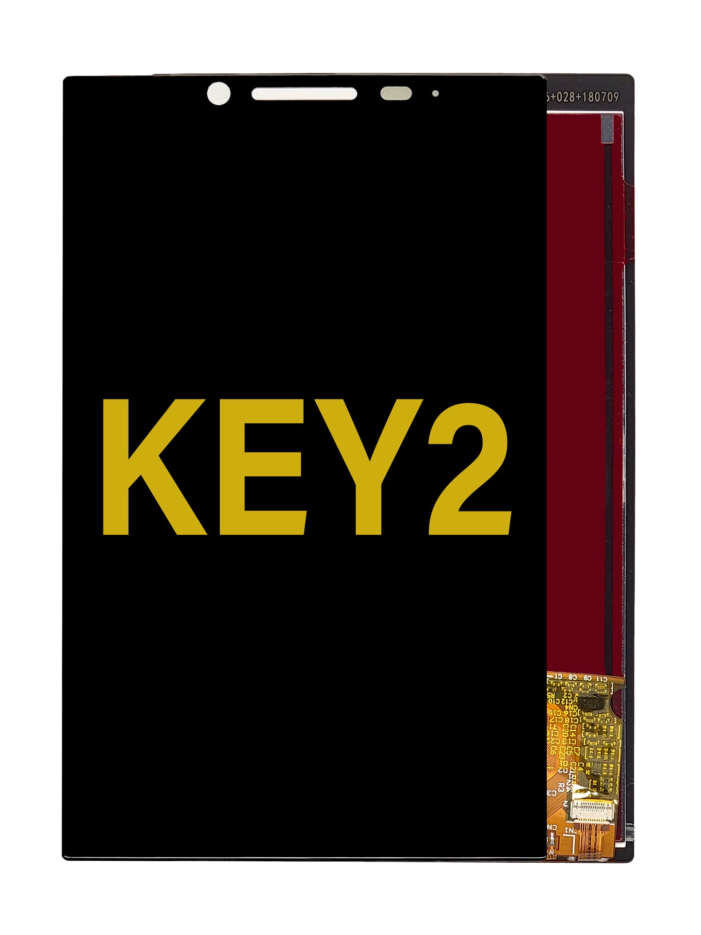 BB KEY2 Screen Assembly (Without The Frame) (Refurbished) (Black)