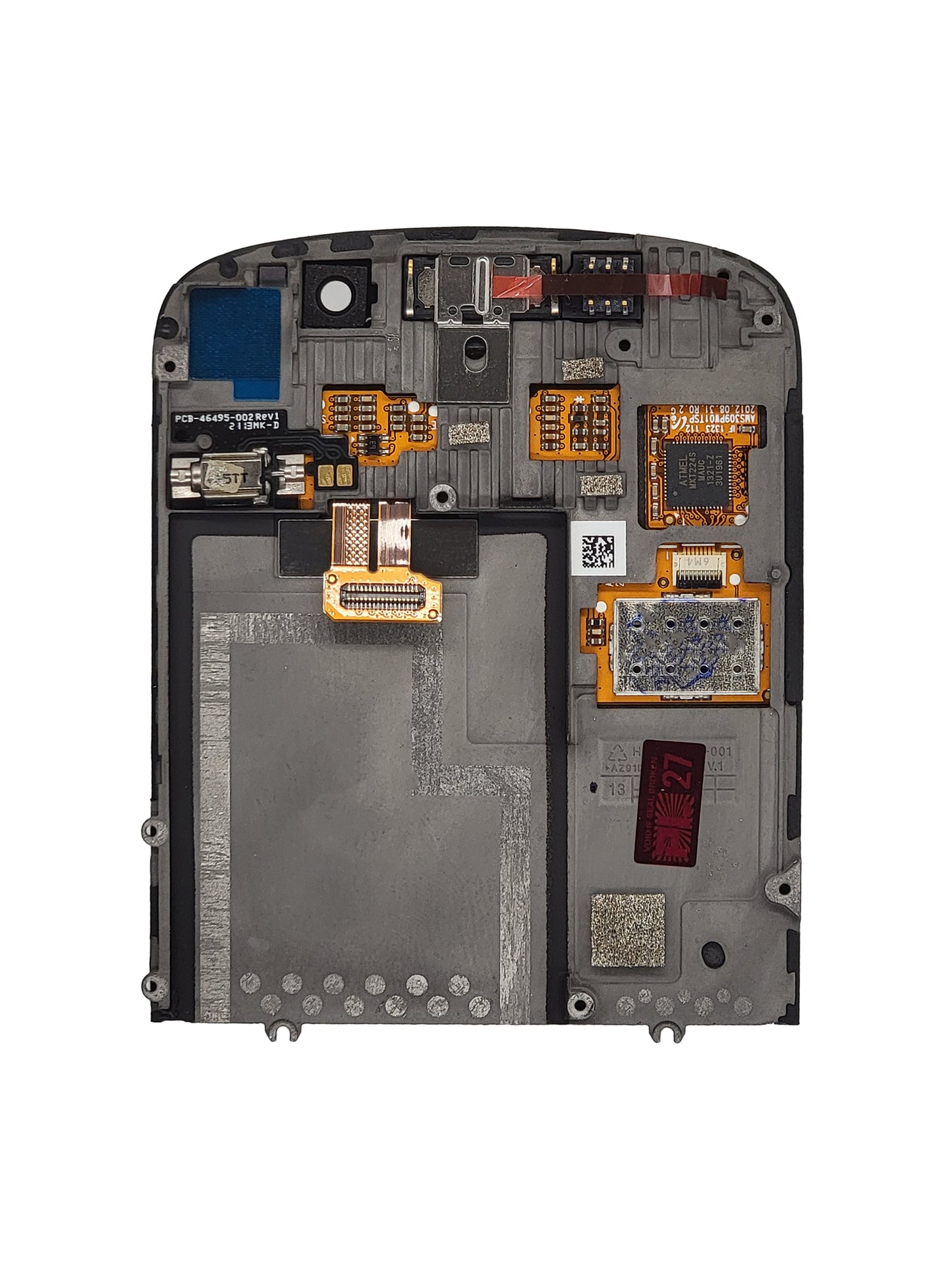 BB Q10 Screen Assembly (With The Frame) (Refurbished) (Black)