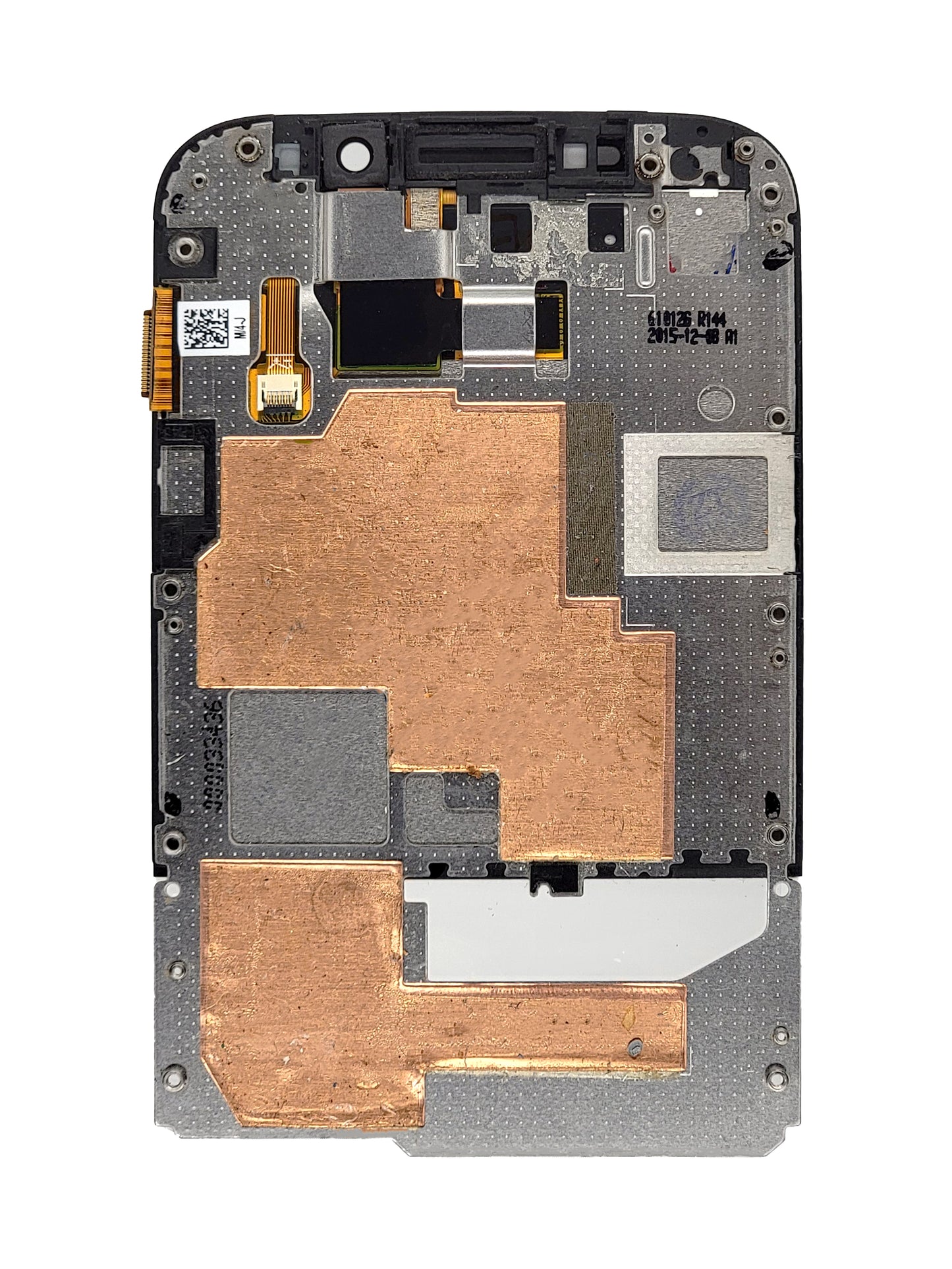 BB Q20 (Classic) Screen Assembly (With The Frame) (Refurbished) (Black)