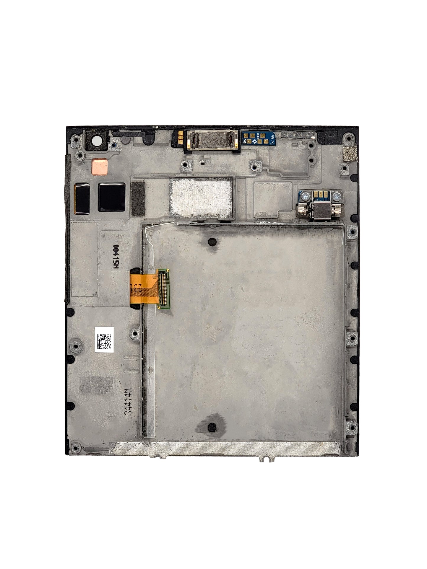 BB Q30 Passport Screen Assembly (With The Frame) (Refurbished) (Black)