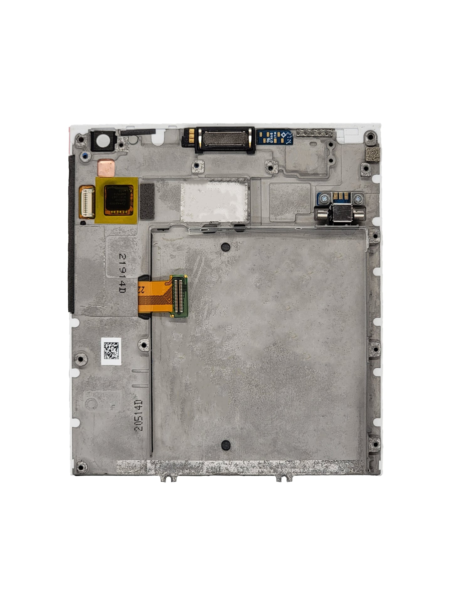 BB Q30 Passport Screen Assembly (With The Frame) (Refurbished) (White)