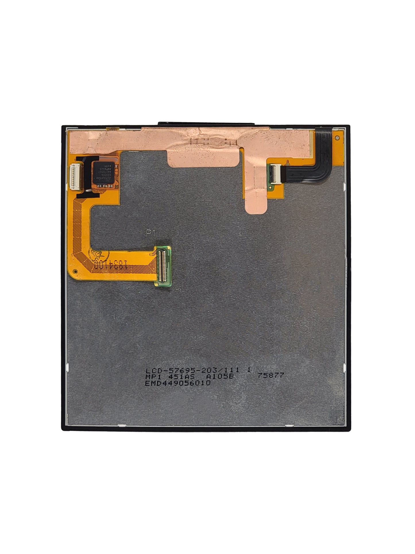 BB Q30 Passport Screen Assembly (Without The Frame) (Refurbished) (Black)