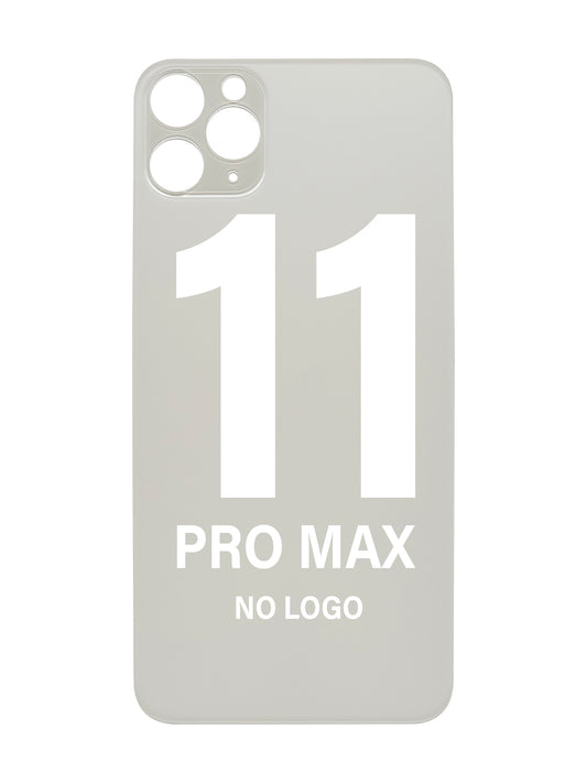 iPhone 11 Pro Max Back Glass (No Logo) (White)