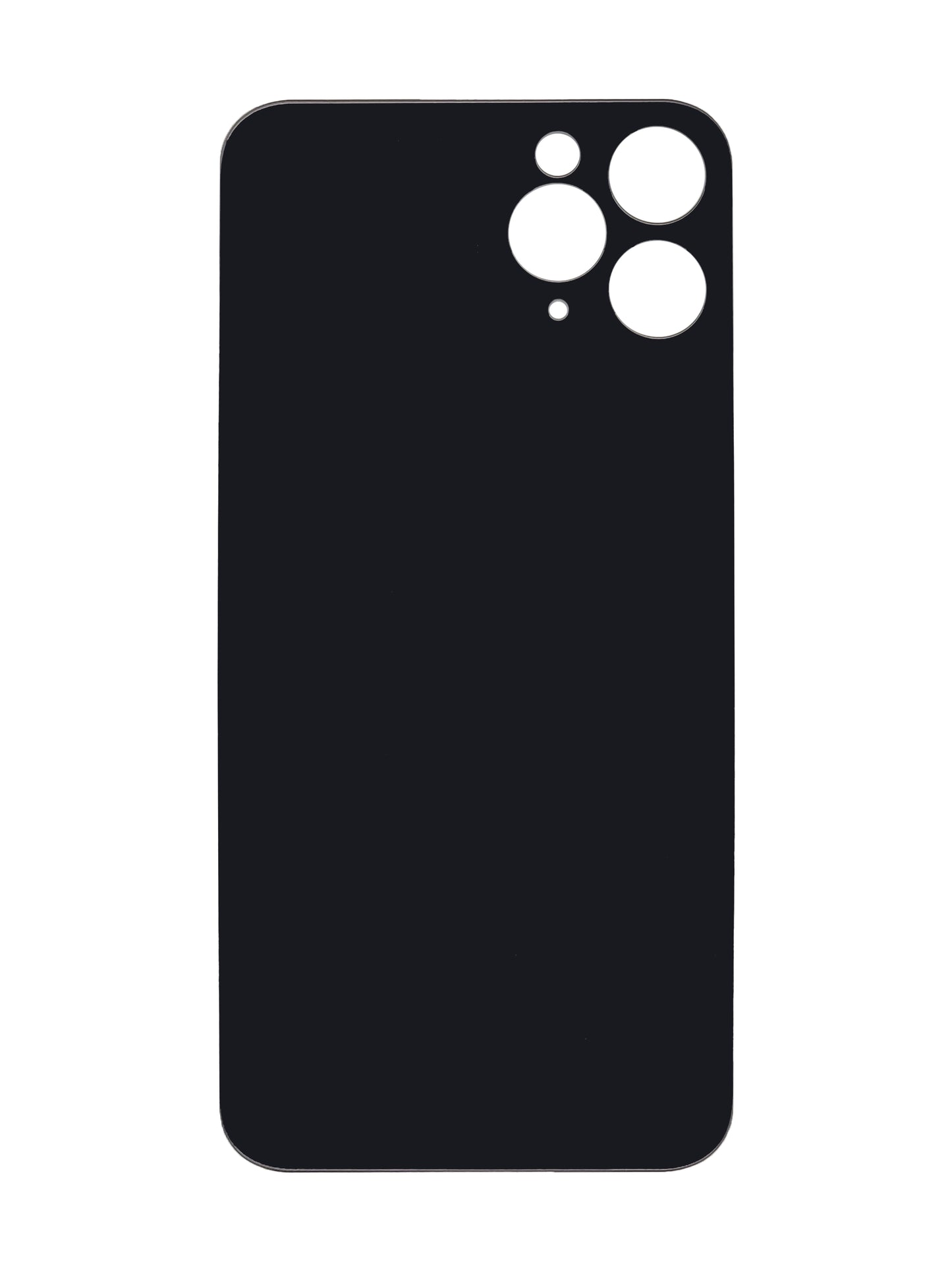 iPhone 11 Pro Back Glass (No Logo) (Black)