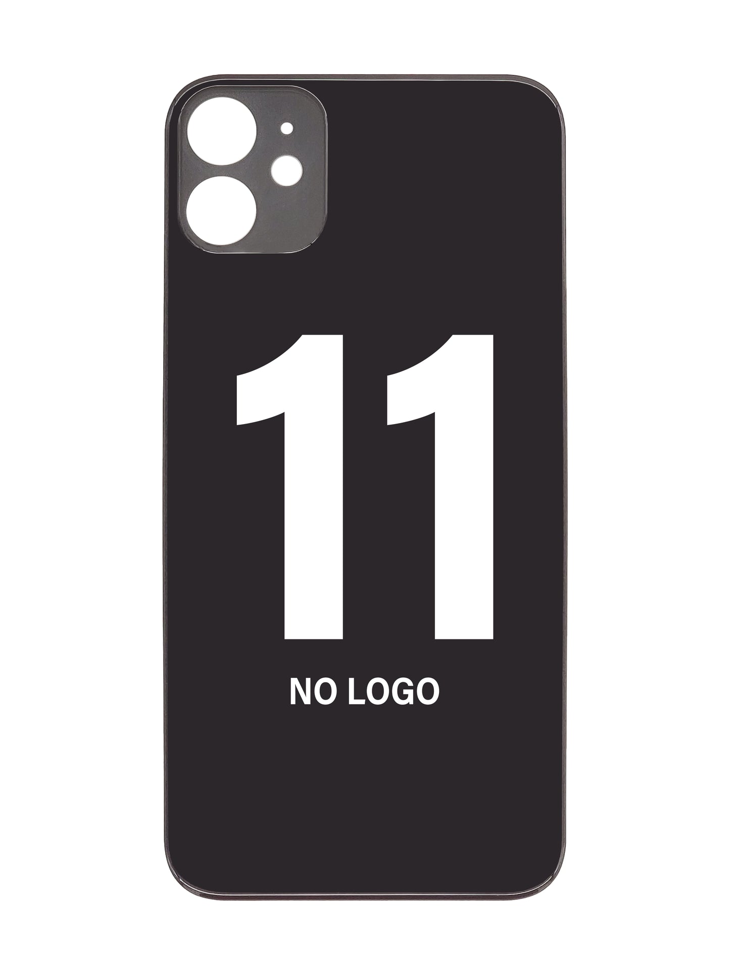 iPhone 11 Back Glass (No Logo) (Black)