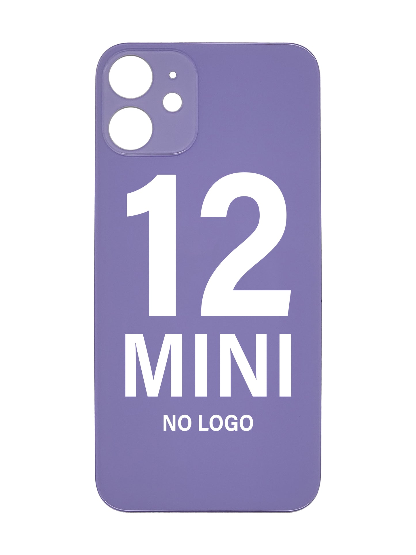 iPhone 12 Mini Back Glass (No Logo) (Purple)