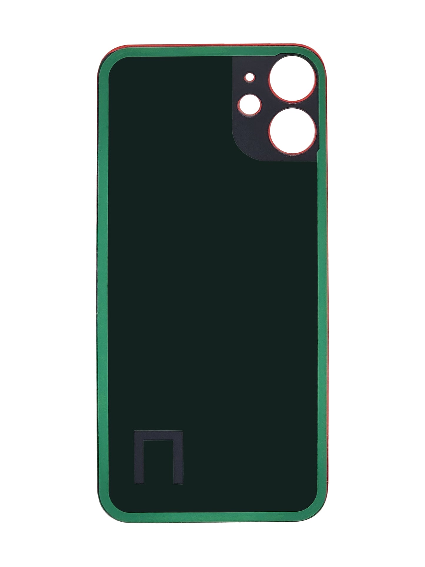 iPhone 12 Mini Back Glass (No Logo) (Red)