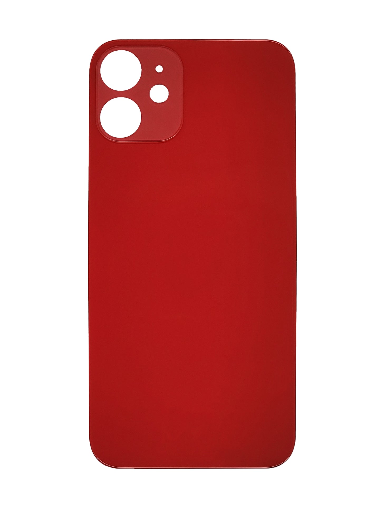 iPhone 12 Mini Back Glass (No Logo) (Red)